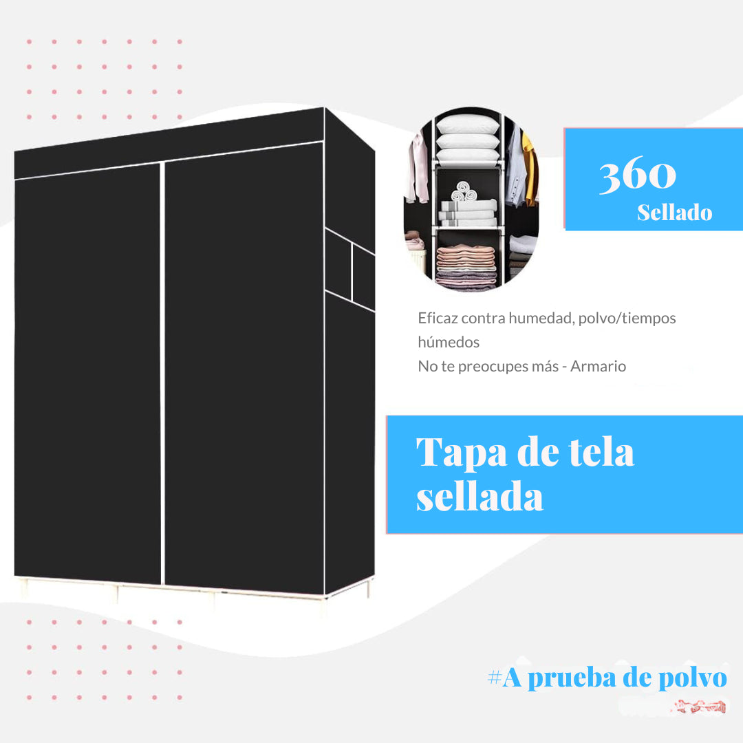 CLOSET PORTÁTIL - Máxima organización, mínimo esfuerzo