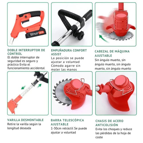 EcoCut Pro™ | GRATIS 2 BATERÍAS MÁS 11 ACCESORIOS