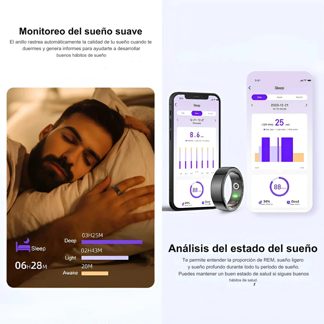 Vitalring PRO | Monitoreo Completo de Tu Salud en un Anillo