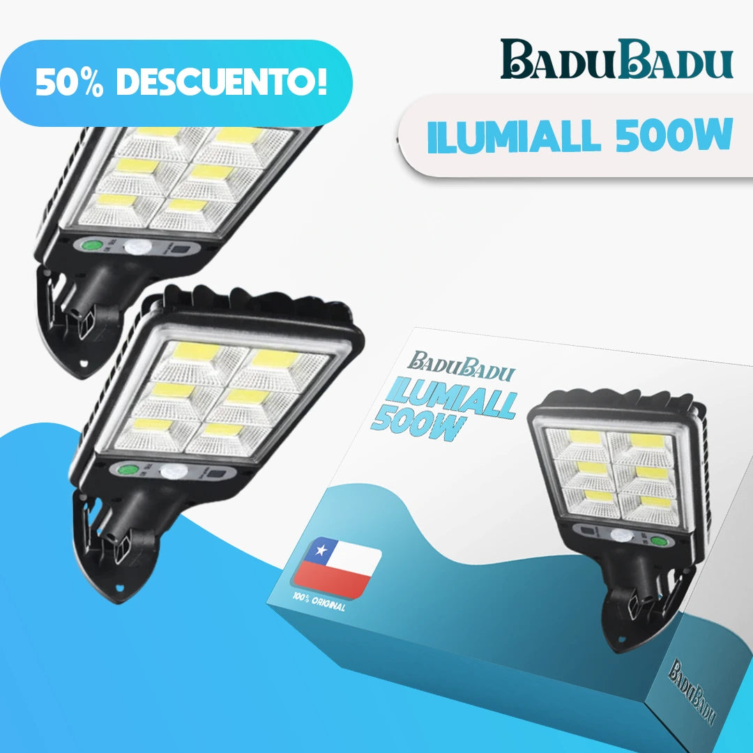 ILUMIALL 500W - ¡CERO GASTOS en iluminación exterior!