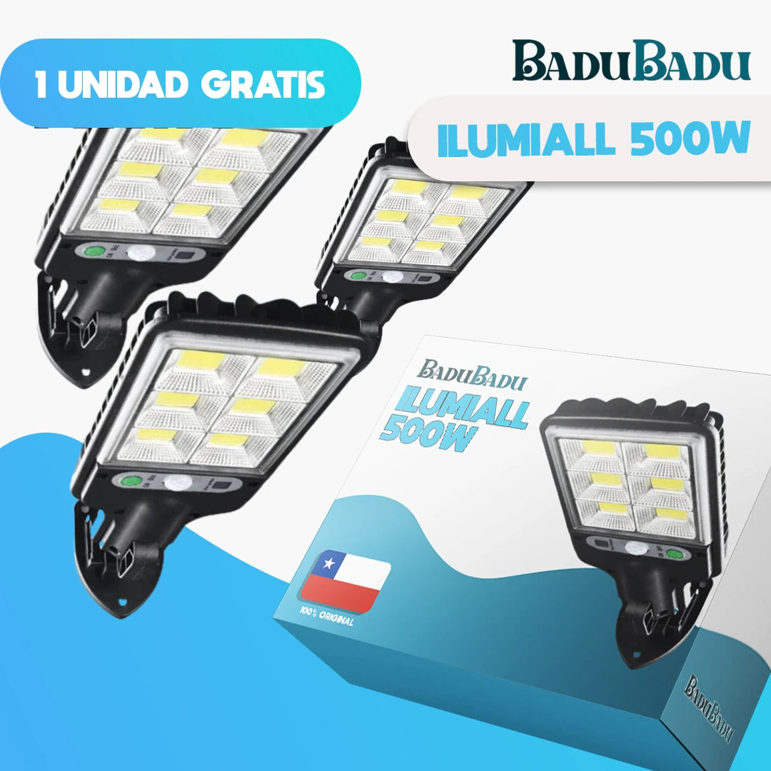 ILUMIALL 500W - ¡CERO GASTOS en iluminación exterior!