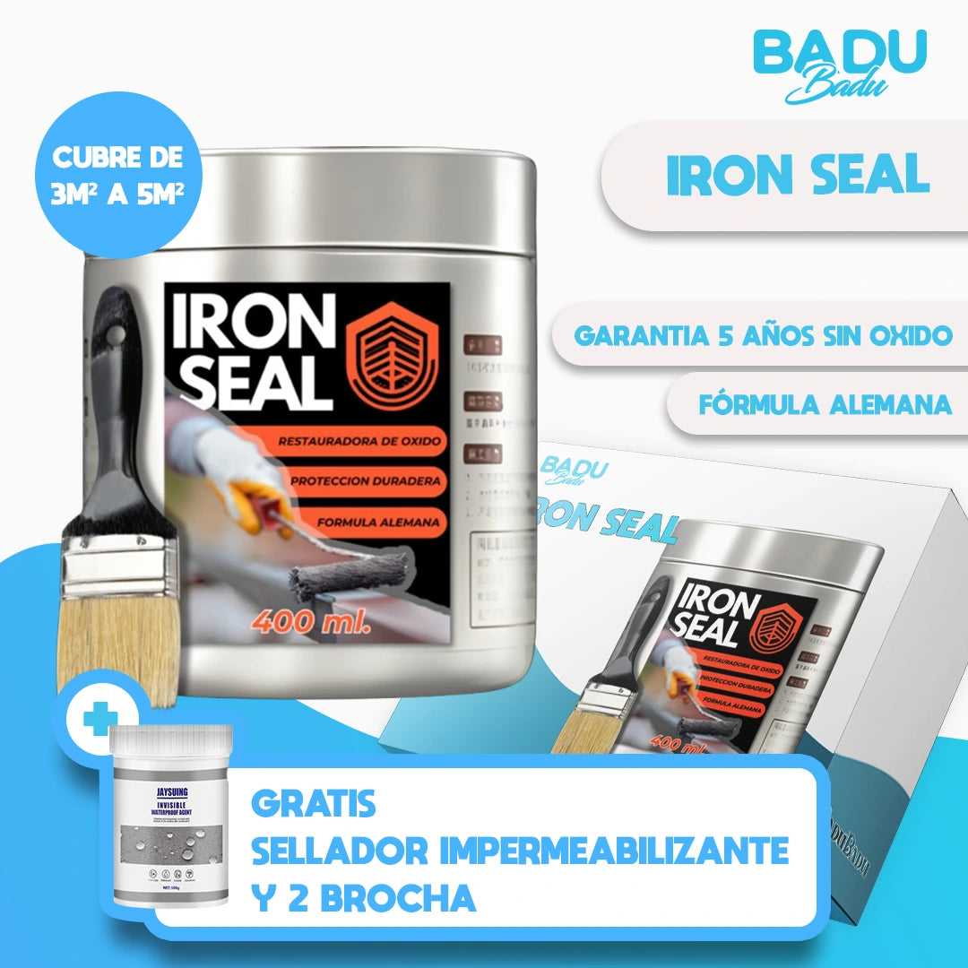 Iron Seal | Pintura para Metales Que Aísla del Oxido