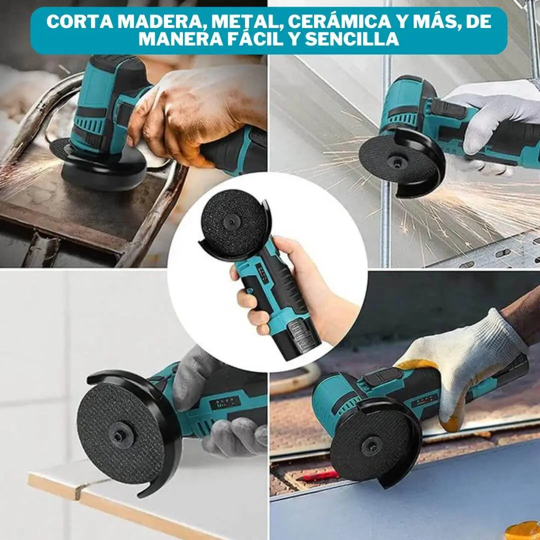 PROGRIND | MINI AMOLADORA ANGULAR INALAMBRICA