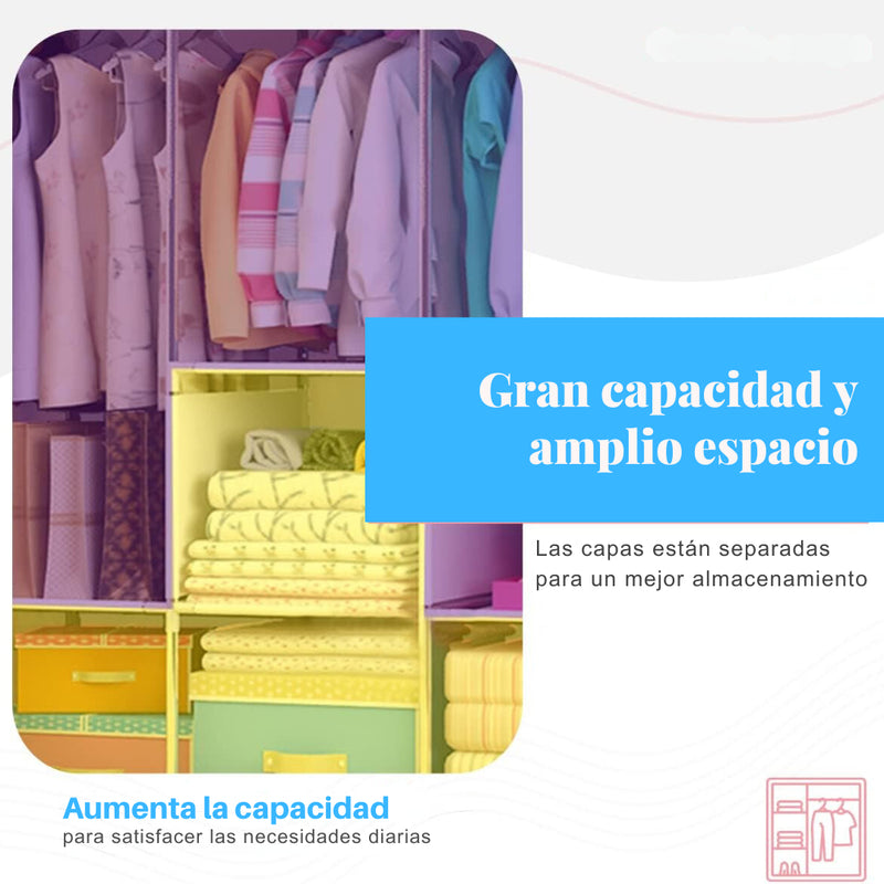 CLOSET PORTÁTIL - Máxima organización, mínimo esfuerzo