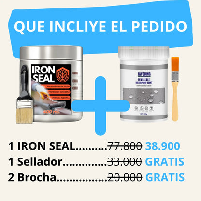 Iron Seal | Pintura para Metales Que Aísla del Oxido