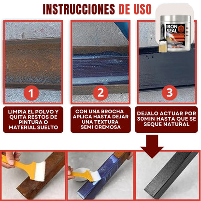 Iron Seal | Pintura para Metales Que Aísla del Oxido