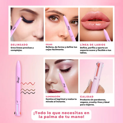Shine MakeUp 4 en 1 | Maquillaje completo todo em um!