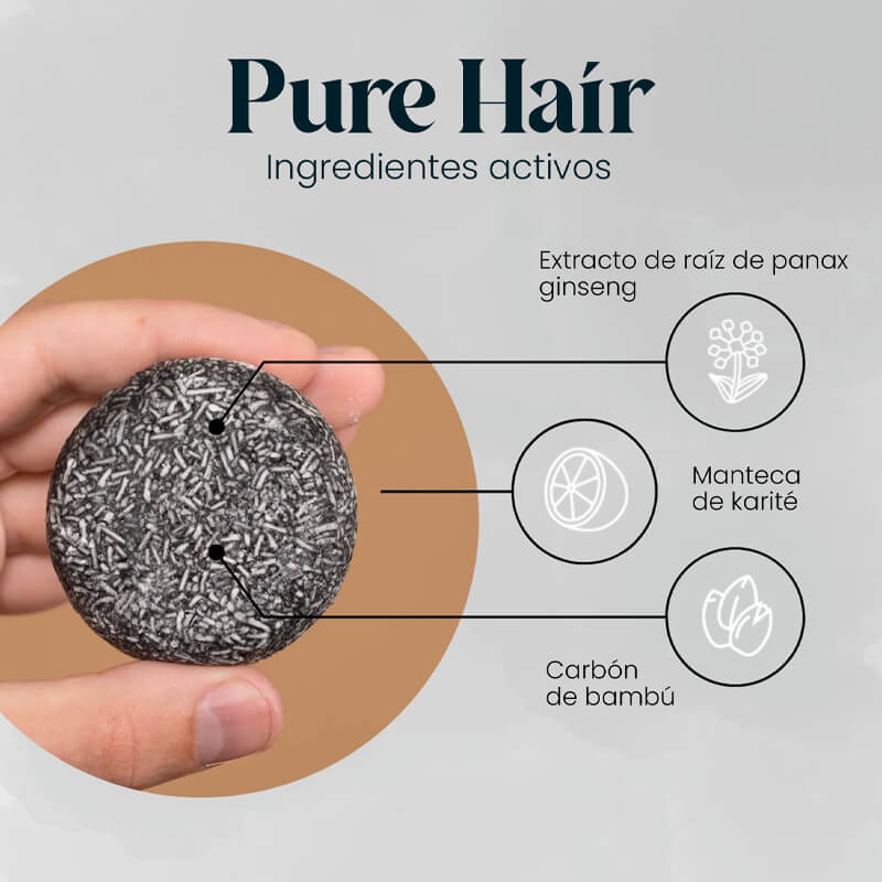 PureHair ™ - Shampoo Orgánico en Barra 🎁2 pelo Precio de 1🎁