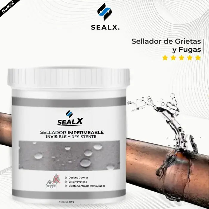 SEALX© - Sellador de Grietas y Fugas 500g 🎁2 pelo Precio de 1🎁