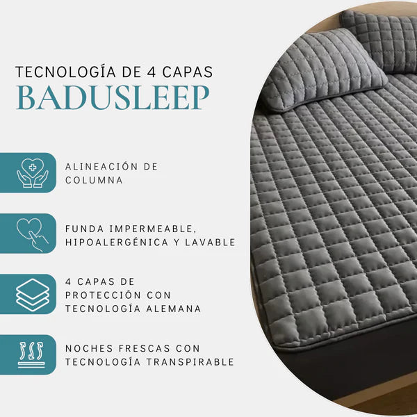 Capa BaduSleep Impermeable - ¡Transforma tu Colchón en una Experiencia de Lujo de 5 Estrellas!